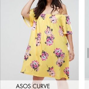 Yellow Asos dress